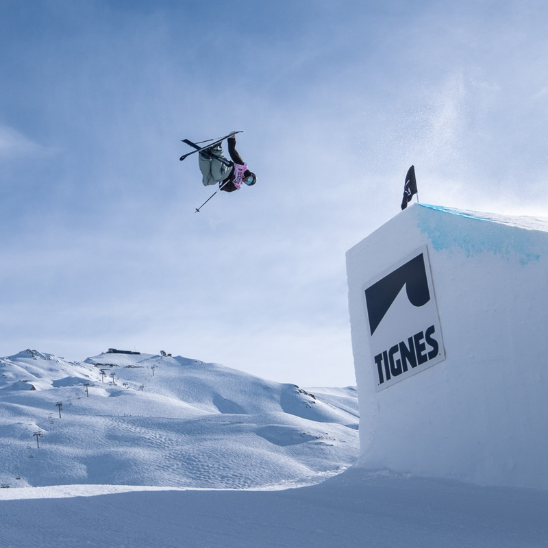 Affiche Coupe du Monde ski slopestyle Tignes 2023