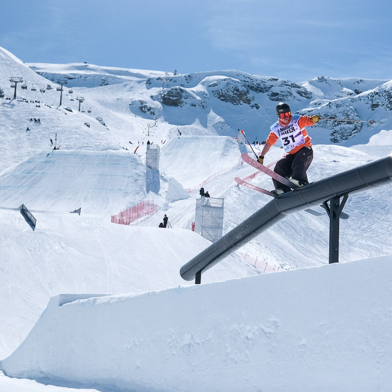 Affiche Coupe du Monde ski slopestyle Tignes 2023