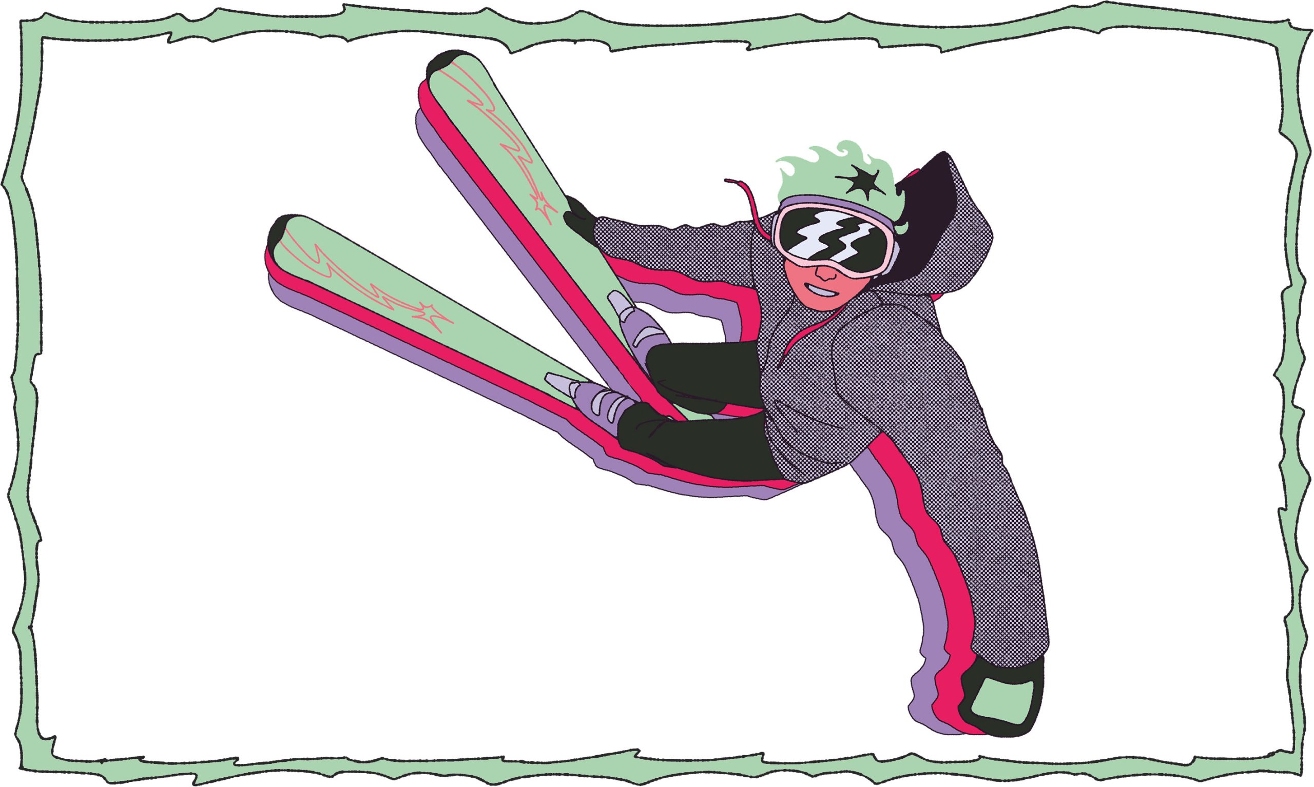 Affiche Coupe du Monde ski slopestyle Tignes 2023