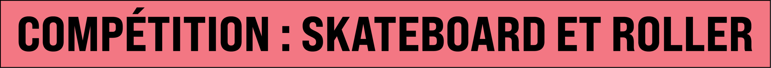 Compétition skateboard